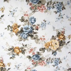 Тканина декоративна Фаїна з водовідштовхувальним просоченням V-5 денім/беж