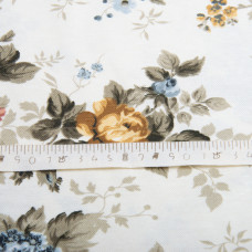 Тканина декоративна Фаїна з водовідштовхувальним просоченням V-5 денім/беж