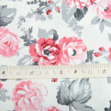 Тканина декоративна Прем'єр Шипшина з водовідштовхувальним просоченням V-04 Шипшина рожева