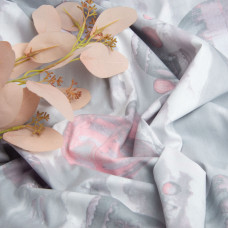 Тканина бязь ранфорс для постільної білизни 2,4 м повітряна куля пудра