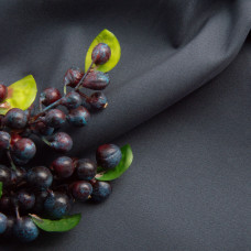 Ткань костюмная коттон однотонный  V- 1589 сіро/синій