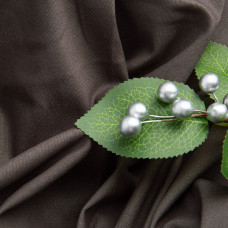 Тканина костюмна котон однотонна V- 1686 графіт