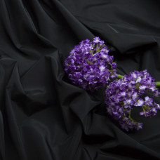 Тканина плащова однотонна V-1001 чорна