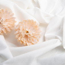 Тканина костюмна котон однотонна V- 1002 молоко