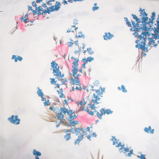 Тканина бязь ранфорс для постільної білизни 2,4 м 25216 лаванда синя