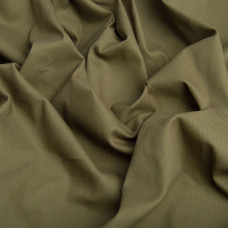 Тканина костюмна котон однотонна V- 1373 хакі