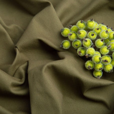 Тканина костюмна котон однотонна V- 1373 хакі