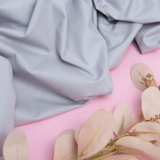 Тканина бязь ранфорс для постільної білизни, бавовна 130 г/м2, 240 см V-38 сірий