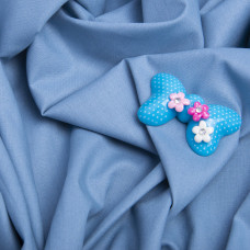 Тканина бязь ранфорс для постільної білизни, бавовна 130 г/м2, 240 см V-82 денім