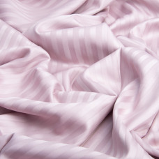 Тканина сатин для постільної білизни жакард у смужку 1 см, бавовна, пл 130 г/м2, 240 см V-13 чорний