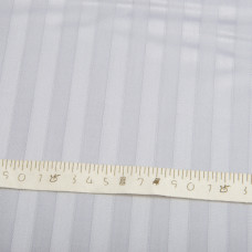 Тканина сатин для постільної білизни жакард у смужку 1 см пл 130 г/м2, 240 см V-15 см/сіра бавовна