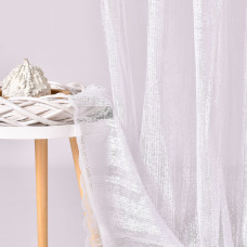 Тканина тюль жакард Мусса B0111-біла