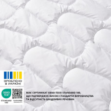 Ковдра зимова євро 200х220 см IDEIA штучний пух, для готелів, дому, тепла ковдра біла, аналог пуху
