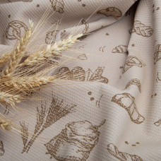 Тканина полотенна вафельна Хліб житній