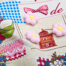 Тканина полотенна вафельна чайники