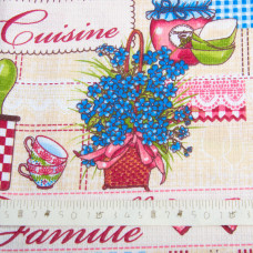 Тканина полотенна вафельна чайники