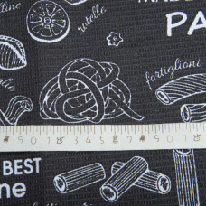 Тканина полотенна вафельна Паста графіт