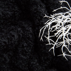 Тканина штучне хутро Букле 1001 чорне