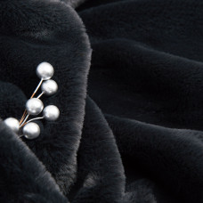 Тканина штучне хутро Ванкувер 1641 т/сiре