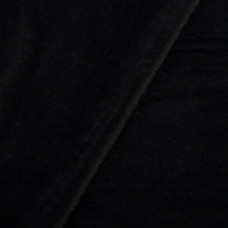 Тканина трикотаж однотонна Вельбо V-1001 чорний