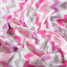 Тканина бязь ранфорс для постільної білизни, бавовна, 130 г/м2, 240 см 23666 v-6 зигзаг