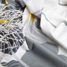 Тканина бязь ранфорс для постільної білизни, бавовна, 130 гр/м2, 240 см 25819 V-5 сірий