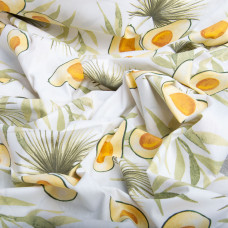 Тканина бязь ранфорс для постільної білизни, бавовна, 130 г/м2, 240 см 24537 V-4 Авокадо