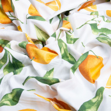 Тканина бязь ранфорс для постільної білизни, бавовна, 130 г/м2, 240 см 24554 v-1 Апельсин