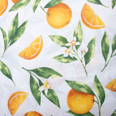 Тканина бязь ранфорс для постільної білизни, бавовна, 130 г/м2, 240 см 24554 v-1 Апельсин