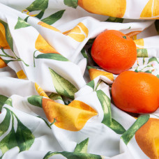 Тканина бязь ранфорс для постільної білизни, бавовна, 130 г/м2, 240 см 24554 v-1 Апельсин