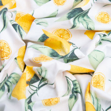 Тканина бязь ранфорс для постільної білизни, бавовна, 130 г/м2, 240 см 24593 v-4 Лимон