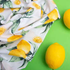 Тканина бязь ранфорс для постільної білизни, бавовна, 130 г/м2, 240 см 24593 v-4 Лимон