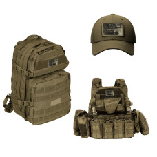 Набір шевронів 2 шт. на липучці Чого мені вдома не сиділось хакі та піксель 5х8 см вишитий патч нашивка липучка