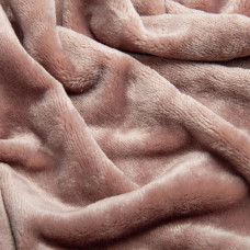 Тканина махрове полотно Велсофт пл.326, м'яка тканина для плеча, халатів, піжам, покривал 1206 пудра
