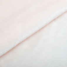 Тканина махрове полотно Велсофт щіл.326, м'яка тканина для пледів, халатів, піжам, покривал 1241 св/персик