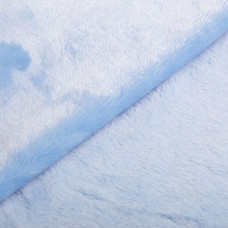 Тканина махрове полотно Велсофт щіл.326, м'яка тканина для плеча, халатів, піжам, покривал 1044 блакитний