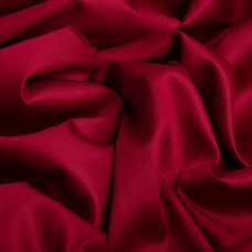 Тканина сатин для постільної білизни однотонна, щіл 130 г/м2 210 ТС, бавовна, 240 см V-33 бордо