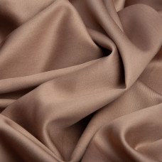 Тканина сатин для постільної білизни однотонна, щіл 130 г/м2 210 ТС, бавовна, 240 см V-52 кава