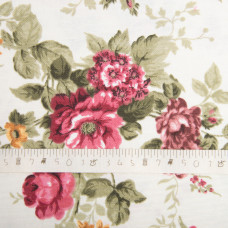 Тканина декоративна Фаїна бавовна з водовідштовхувальним просоченням для скатертин, штор, декору V-3 яскраво рожева