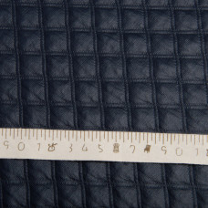 Тканина трикотаж Ромб, 320 гр/м2, 150 см т/синій