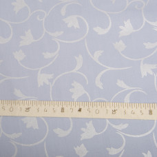 Тканина Тік для постільної білизни 2,2 м JS-100-0049 Вензель блакитний