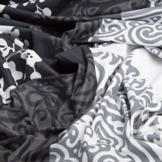 Тканина бязь ранфорс для постільної білизни, бавовна, 130 г/м2, 240 см 12126 v-1 чорний