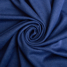 Тканина трикотаж Сільва металік синій