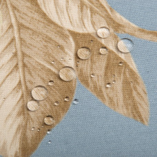 Тканина декоративна Колібрі бавовна з водовідштовхувальним просоченням, для скатертин, штор, декору V-65 джинс