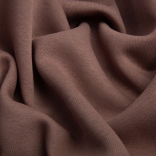 Тканина трикотаж трьохнитка фліс, 310 г/м2, 180 см кава тепла для спортивного одягу