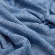 Тканина трикотаж тринитка Мармур фліс, 310 г/м2, 180 см блакитна тепла для спортивного одягу