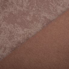 Тканина трикотаж тринитка Мармур фліс, 310 г/м2, 180 см капучино беж для спортивного одягу