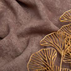 Тканина трикотаж тринитка Мармур фліс, 310 г/м2, 180 см капучино беж для спортивного одягу