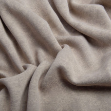 Тканина трикотаж тринитка Мармур фліс, 310 г/м2, 180 см беж тепла для спортивного одягу