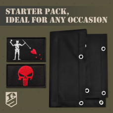 Патч Борд тактичний 69х110 для шевронів нашивок і військових нагород стенд панель із липучкою для колекціонерів